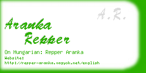 aranka repper business card